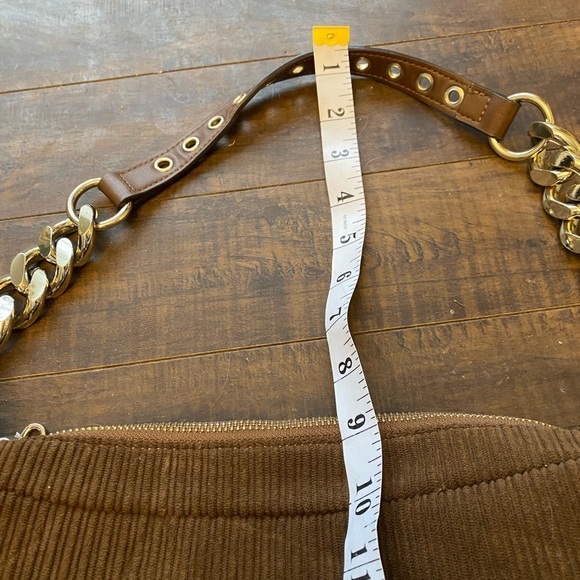 Y2K True Religion  brown Corduroy Chain purse - Picture 11 of 12